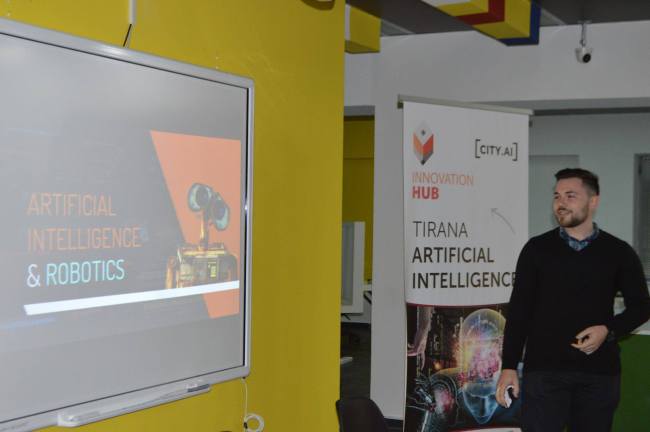 Geiv Tomço në Innovation Hub Tirana