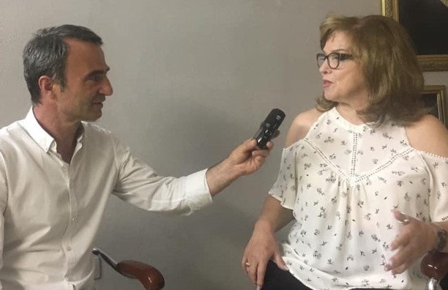 Ermira Babaliu ne interviste per CMG