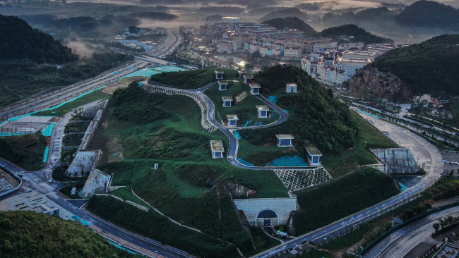 Një qendër të dhënash në ndërtim e “ Tencent”-it në Guian të provincës Guizhou të Kinës, 13 maj 2021. /CFP
