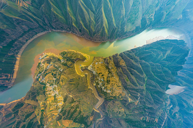 Pjesa e Lumit të Verdhë në provincën Shanxi të Kinës Veriperëndimore/ VCG