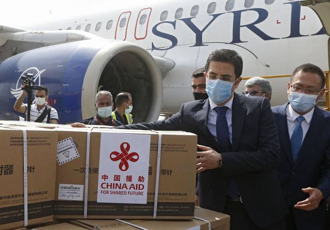 Vaksinat kineze e ndihmës mbërritën në Siri(VCG)
