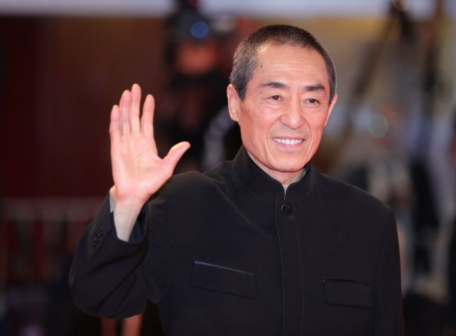 Regjisori Zhang Yimou mori pjesë në premierën e filimit "Hije" gjatë Festivalit Ndërkombëtar të Filmit të Venecias më 6 shtator 2018/ Xinhua 