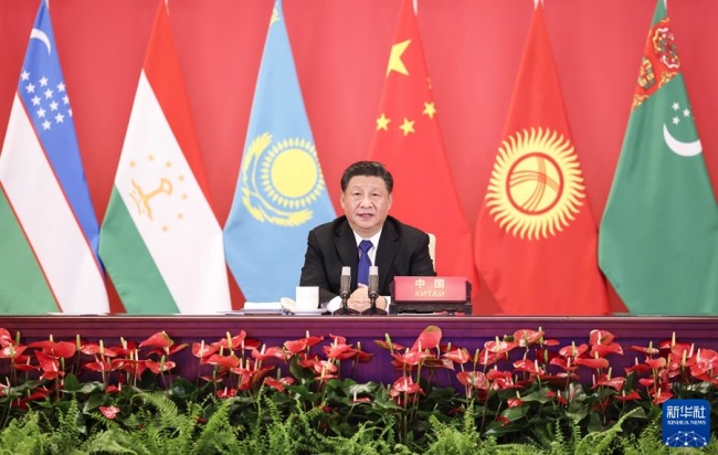 Presidenti kinz Xi Jinping në samitin virtual(Foto:Xinhua)