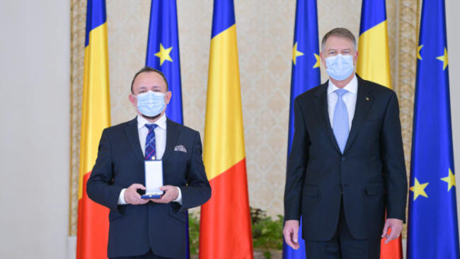 Luan Topçiu dhe presidenti i Rumanisë (Startnews)