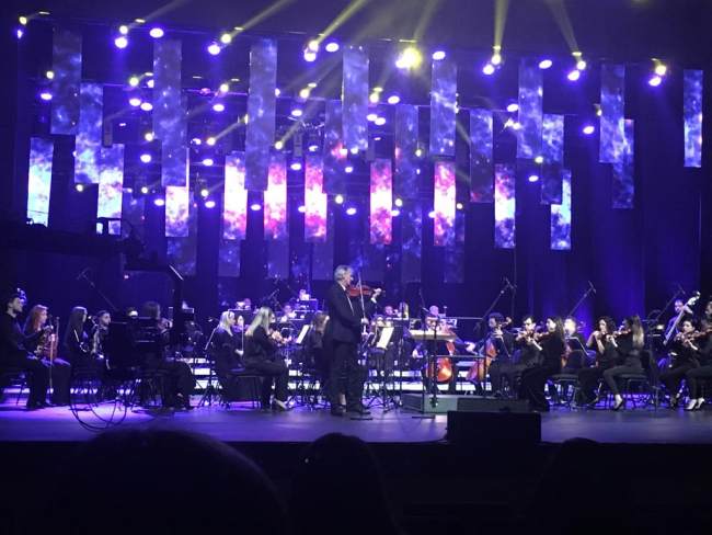 Filarmonia e Tiranes gjate koncertit (Foto nga Tirana.al )