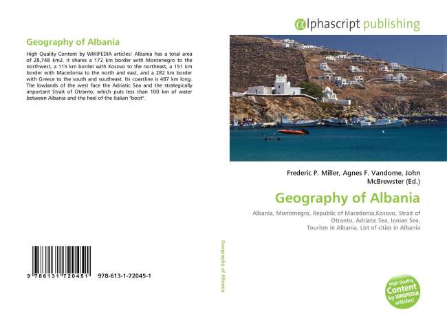 Libri The Geography of Albania (Burimi personal)