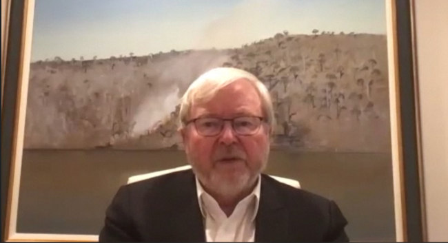 ish-kryeministër i Australisë, Kevin Rudd në samit(Foto:CMG)