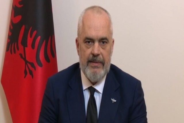 Kryeministri shqiptar Edi Rama (Foto Rtsh)
