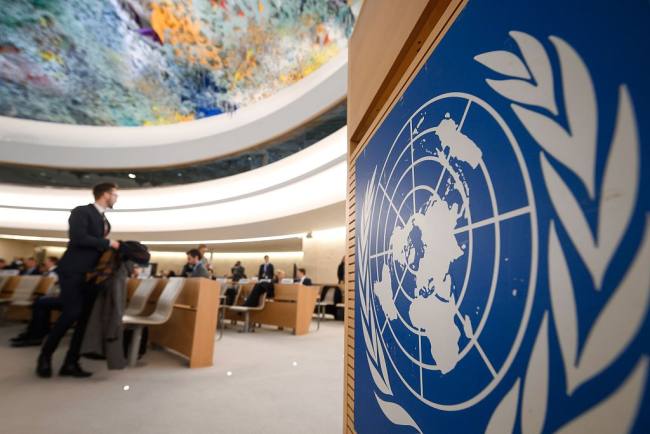 Salla e mbledhjes e Këshillit të të Drejtave të Njeriut të OKB-së, Gjenevë(Foto:VCG)