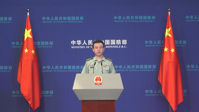 Zëdhënësi i Ministrisë së Mbrojtjes Kombëtare të Kinës, koloneli i lartë Wu Qian(Foto:VCG)