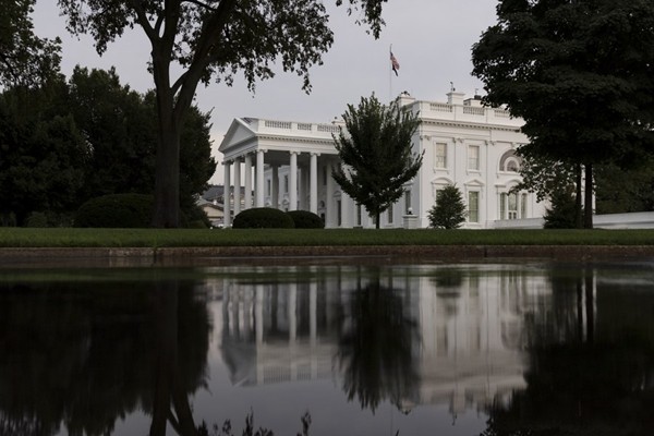 Fotografie pořízená 26. srpna 2021 ukazuje Bílý dům ve Washingtonu D.C. ve Spojených státech. [Photo/Xinhua]