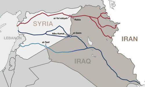 Potenciální železniční trasy Číny do Íránu, Iráku a Sýrie