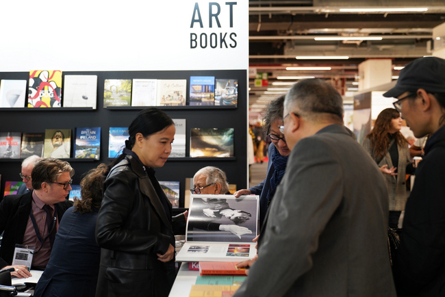 Stand eines chinesischen Ausstellers auf der Frankfurter Buchmesse