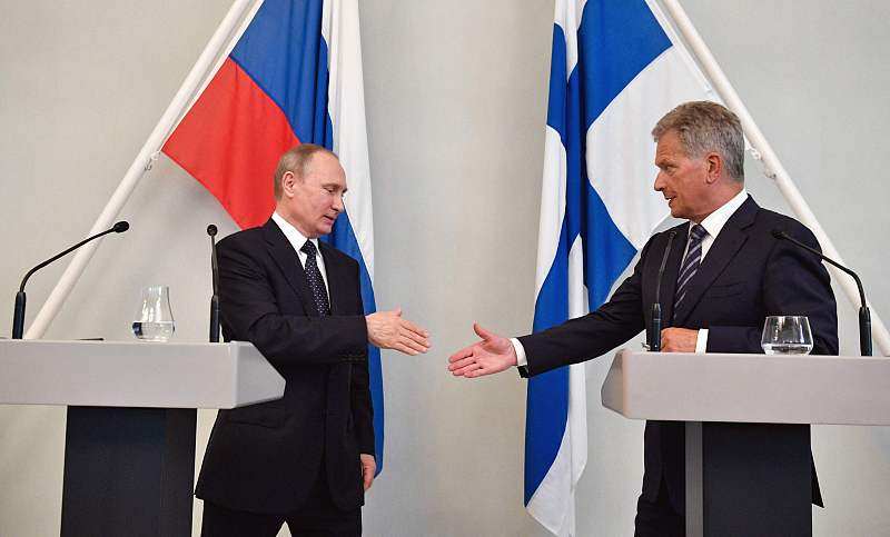 Treffen zwischen Putin und Niinisto im Jahr 2017 (Foto von VCG)