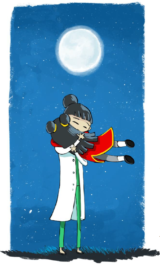 Illustrazione di "Sotto lo stesso cielo, Storia di Qīng e Yuè"