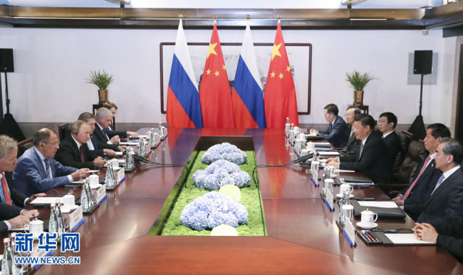China e Rússia concordam em fortalecer cooperação e lidar adequadamente com teste nuclear da RPDC