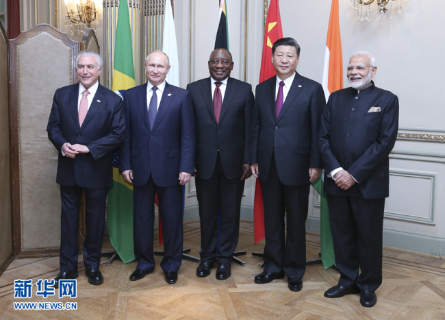 Líderes dos países do BRICS reúnem-se em Buenos Aires