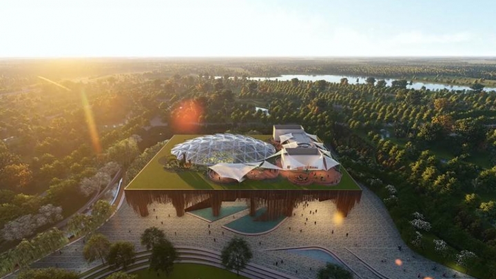 Expo de horticultura de Beijing está em fase final de construção