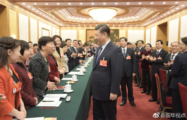 Xi Jinping congratulou pelo Dia Internacional da Mulher