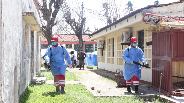 Esterilização da equipe chinesa ajuda no controle de epidemias em Moçambique