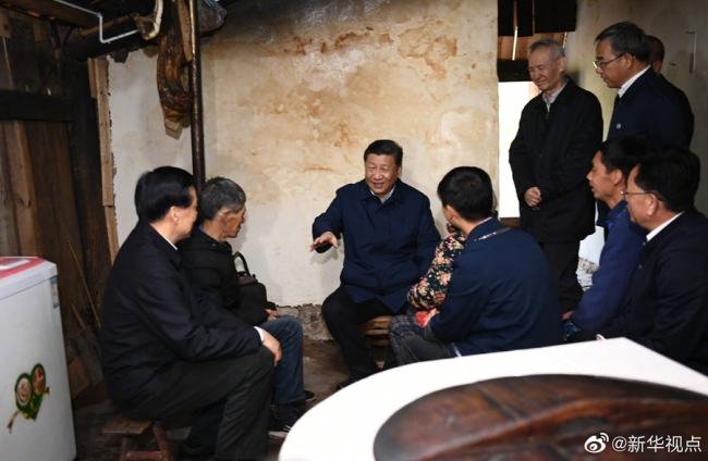 Presidente chinês inspeciona Chongqing