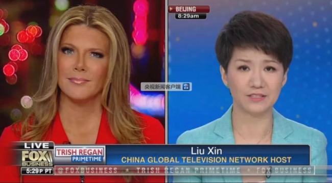 Apresentadoras chinesa e norte-americana debatem atritos comerciais