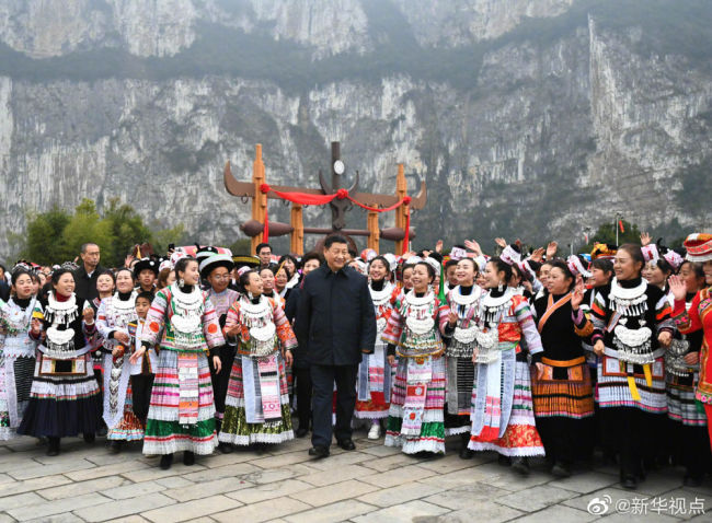 Xi Jinping faz inspeção a Guizhou e envia votos de Ano Novo ao povo