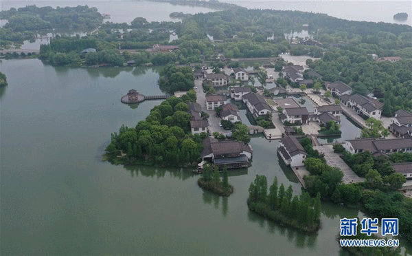 Lacul pitoresc Shanghu din Jiangsu