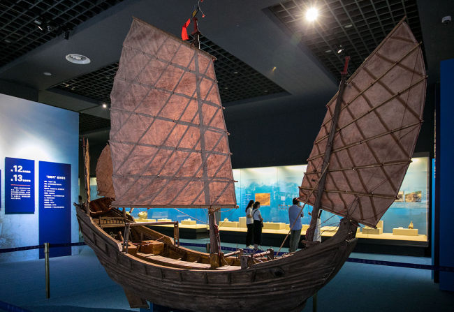Un model al navei comerciale „Marea Chinei de Sud nr.1”din dinastia Song de Sud
