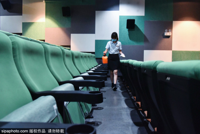Pripreme kineskih bioskopa za nastavak rada