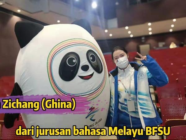 Mahasiswa Jurusan Bahasa Melayu BFSU Jadi Sukarelawan Sukan Olimpik Musim Sejuk Beijing