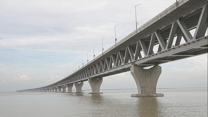 افتتاح پل ساختِ چین در بنگلادشا