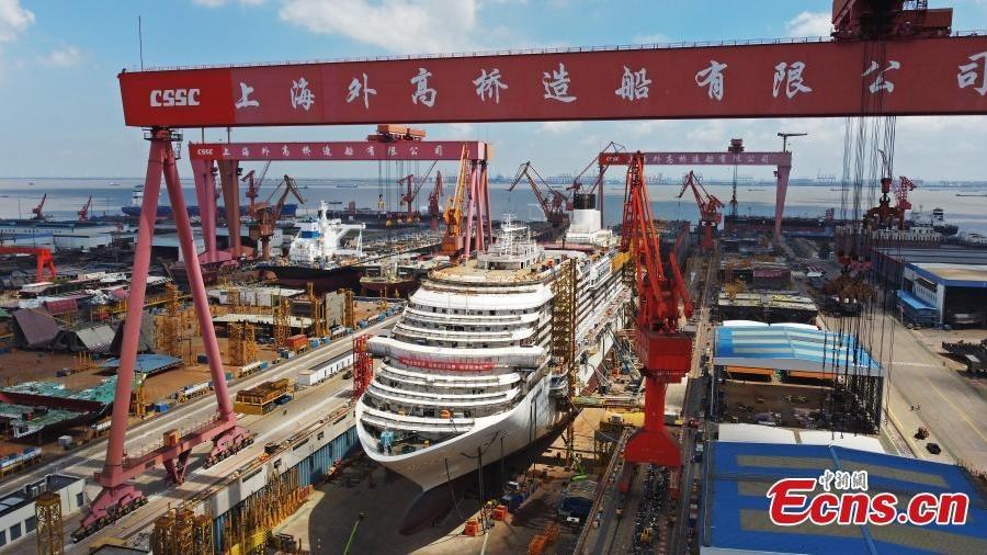 نخستین کشتی کروز بزرگ چین به زودی تحویل داده می شودا