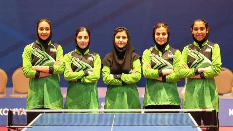تیم ملی تنیس روی میز بانوان ایران به مصاف آخرین حریف خود در مسابقات «چنگدو» می‌رودا