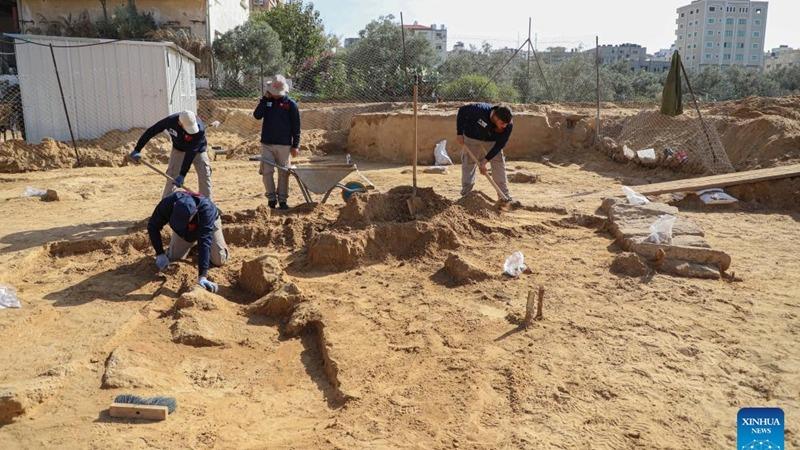 مقبره‌های دوران روم کشف شده در شمال غزه