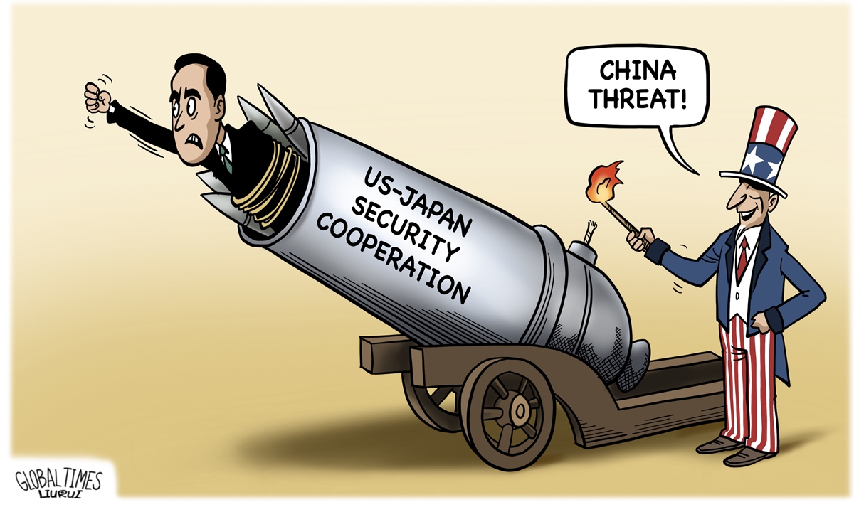 کاریکاتور| همکاری امنیتی اشتباه آمریکا-ژاپن