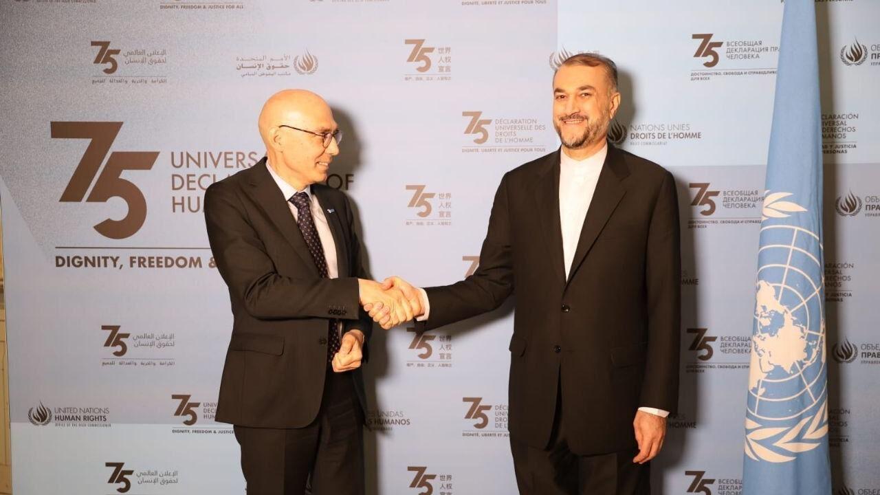 گفت و گوی وزیر امور خارجه ایران با کمیسر عالی حقوق بشر سازمان مللا