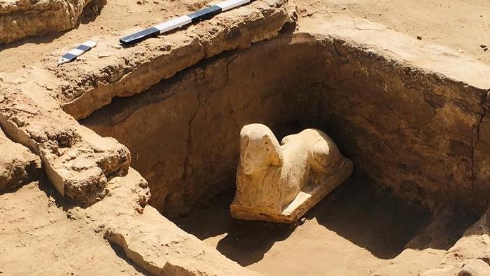 کشف ابولهول آهکی در مصرا