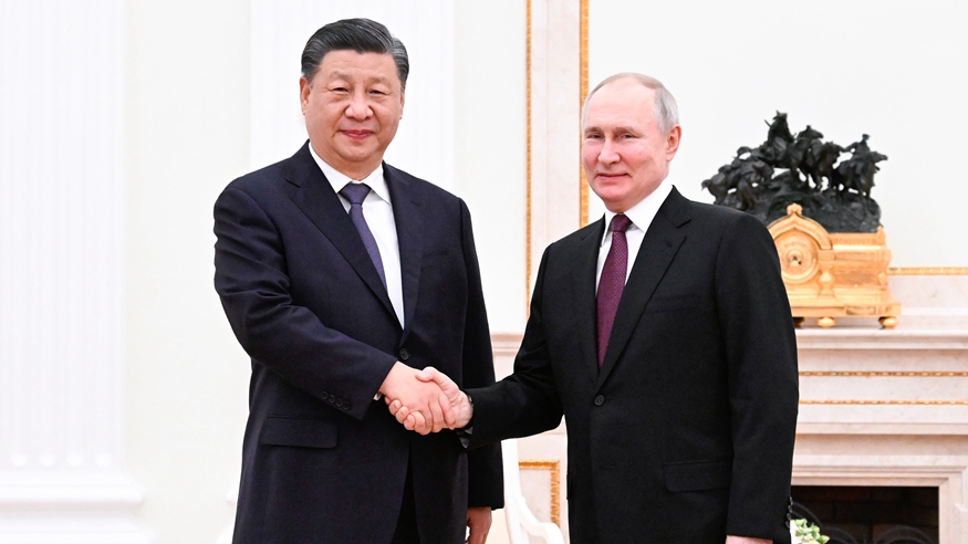 Spotkanie Xi Jinpinga i Władimira Putina w Moskwie