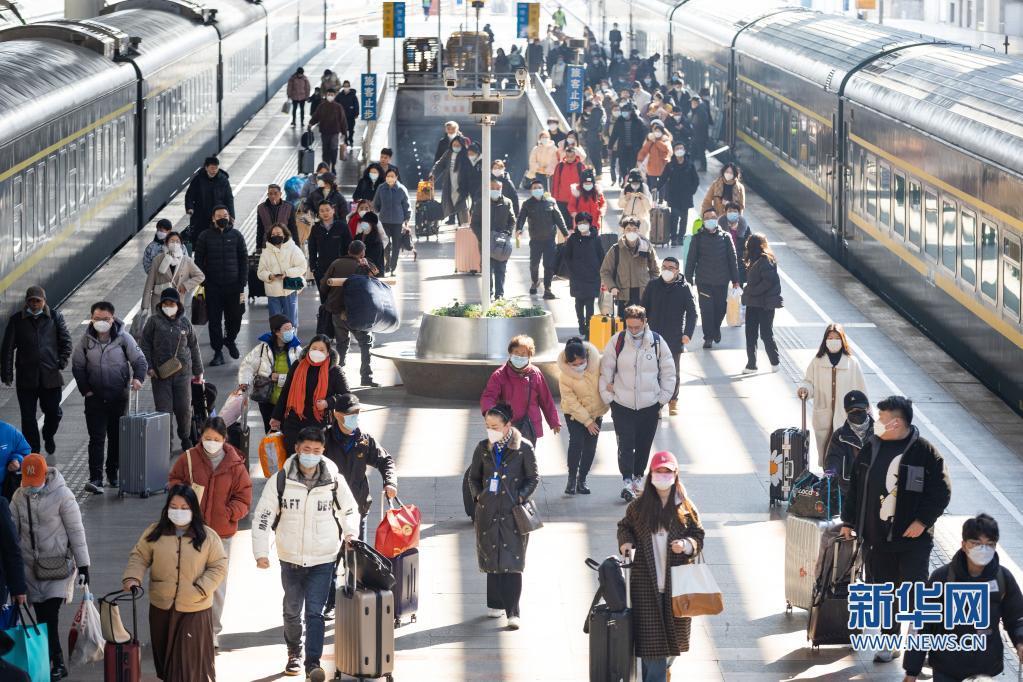 رشد قابل توجه مسافران قطار در چینا
