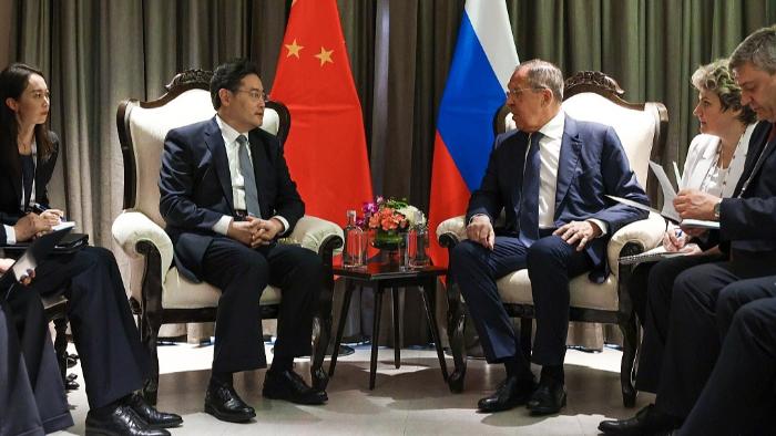دیدار وزرای خارجه چین و روسیها