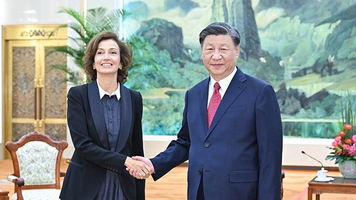 شی جین پینگ: چین مایل به تقویت همکاری با یونسکو برای ارتقای صلح و توسعه جهانی استا