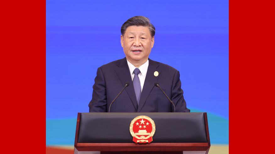 Xi Jinping z małżonką wydał bankiet powitalny dla gości III Forum Pasa i Szlaku