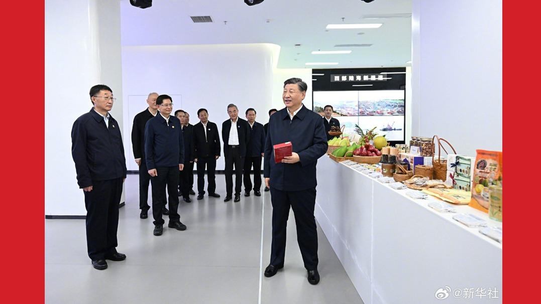 بازدید رئیس جمهور چین از شهر نان نینگا