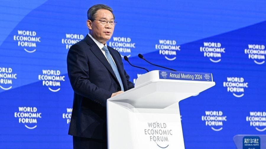 سخنان نخست وزیر چین در نشست سالانه مجمع اقتصاد جهانیا
