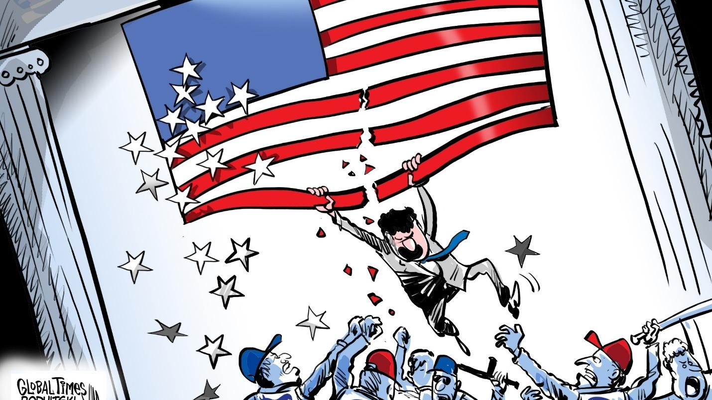 کاریکاتور| جدایی طلبی تگزاس و کشوری به نام «ایالات متفرقه آمریکا»ا