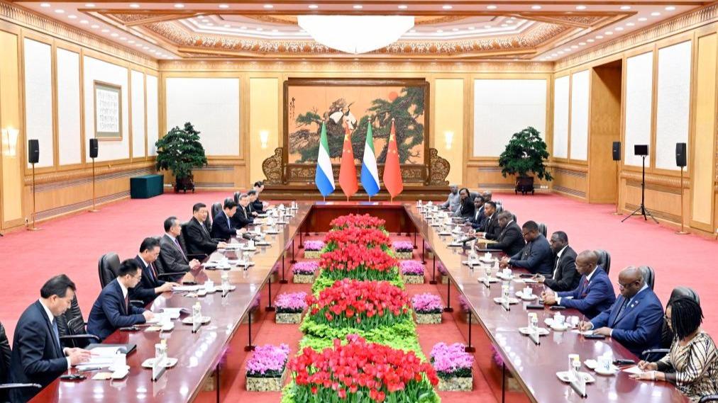 ملاقات رؤسای جمهور چین و سیرالئونا
