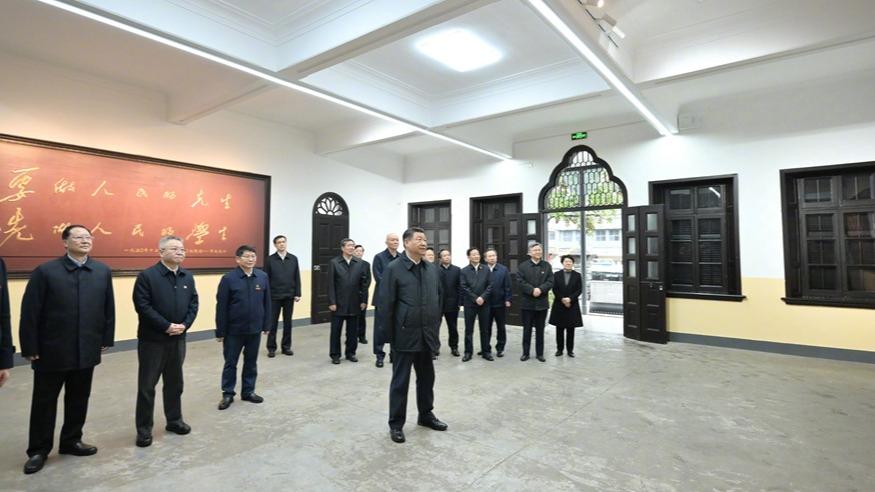 بازدید رهبر چین از شهر «چانگ شا» استان «هو نان» واقع در مرکز چین