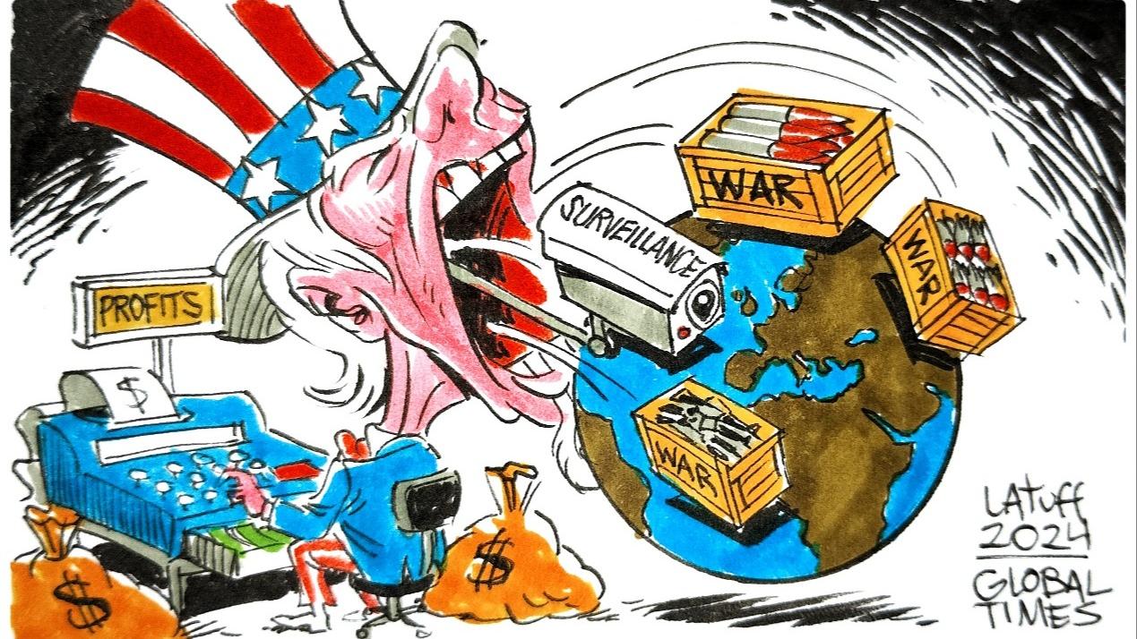 کاریکاتور| ظرفیت مازاد آمریکا در صادرات هرج و مرج