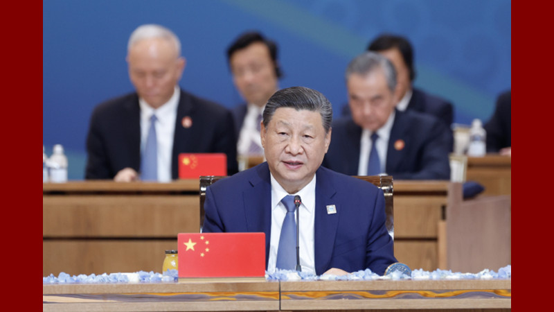 سخنرانی شی جین پینگ رئیس جمهور چین در اجلاس سران آستانه 
